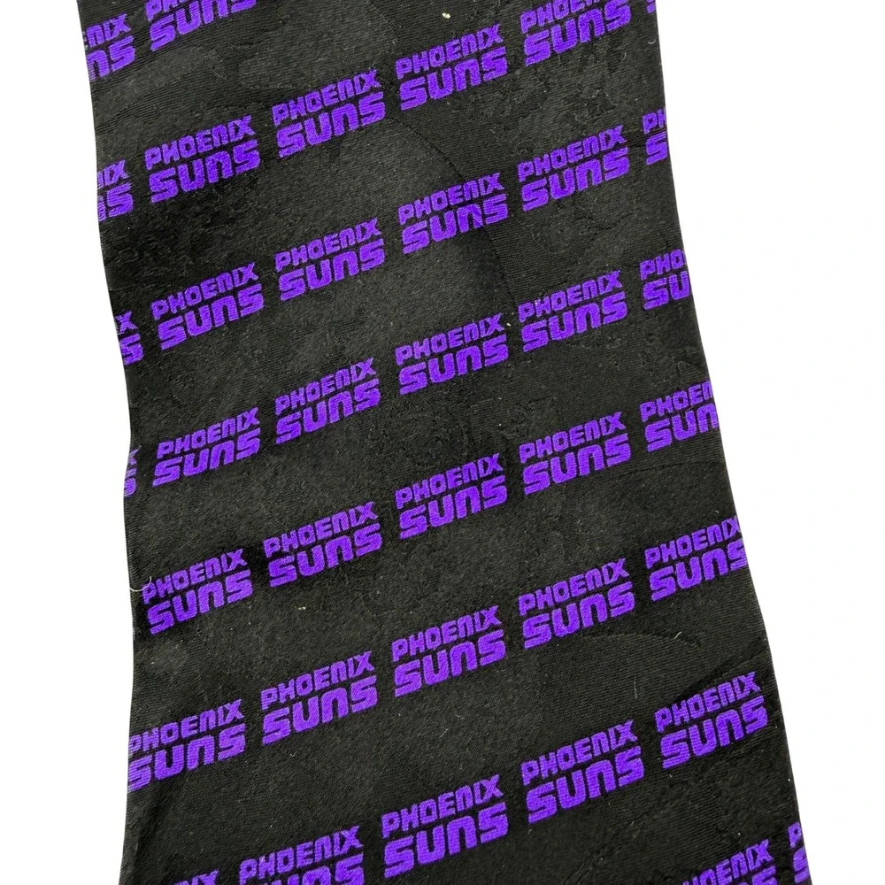 WIN LOSE‎ or TIE Jerry Colangelo Phoenix Suns Mens Silk Black Purple Danny Ainge